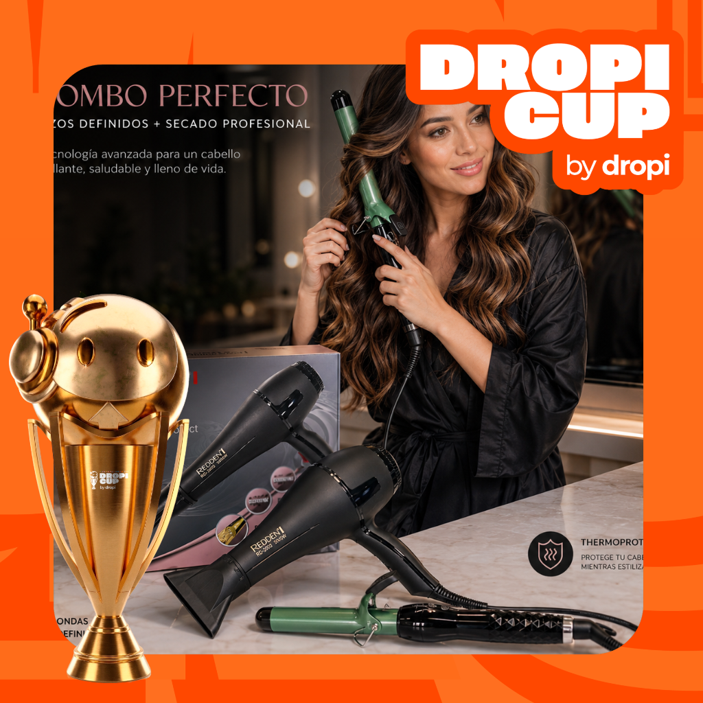 Combo Seca Y Riza REDDEN 2En1 Dropi Cup